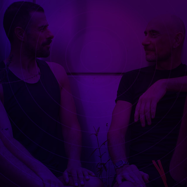 A consent and touch exercise between Jamie and Gavin