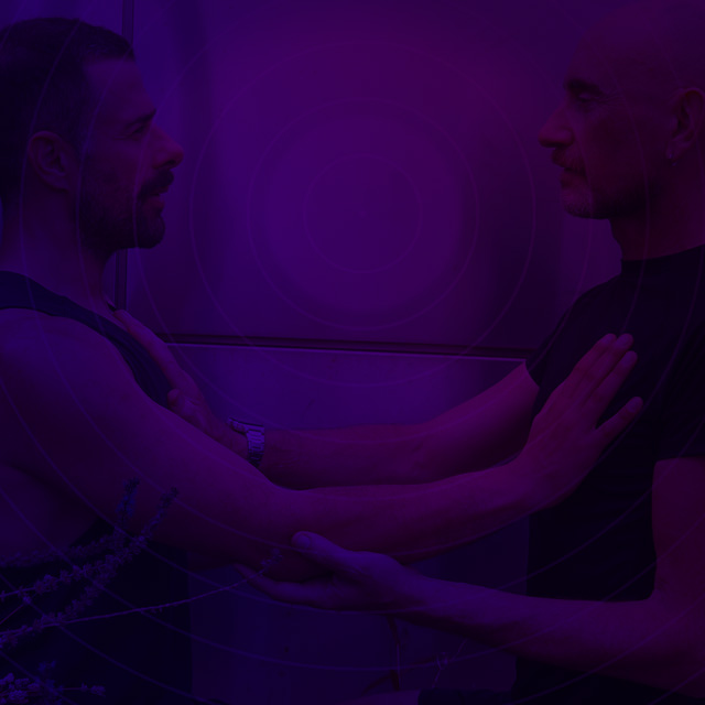 Jamie and Gavin embrace