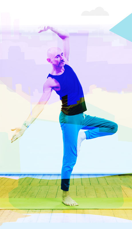 Jamie in a strong but calm standing posture